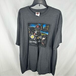 Harley Davidson Men’s Gray Pensacola Florida Shirt Size 2XL